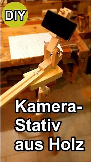 🎥 DIY Holz-Stativ für Kamera – Einfach selbst gebaut!