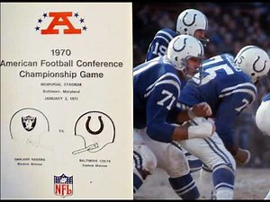 1971-1-3 AFC Championship Oakland Raiders @ Baltimore Colts (NBC Audio)