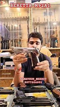 BERETTA M92A1 Co2 bb Air Pistol 🔥😍Wooden Grip 🔥#beretta #M92a1 #manavgun #airweapons #umarexairguns