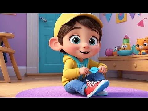 I Can Tie My Shoelaces – Loop, Swoop, Pull! | Learning Song for Kids | Confidence-Building Rhyme
