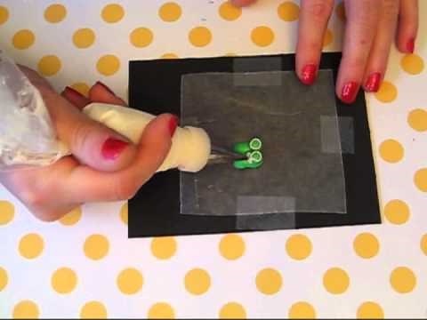 Baby Shower Petit Fours - Baby Bootie Tutorial