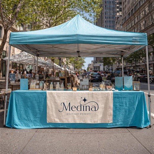 Custom Table Runner With Logo, Personalized Business Banner, Market Booth Sign Display, Pop up Shop Decoration Sign - Etsy