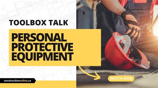 Toolbox Talk - Personal Protective Equipment