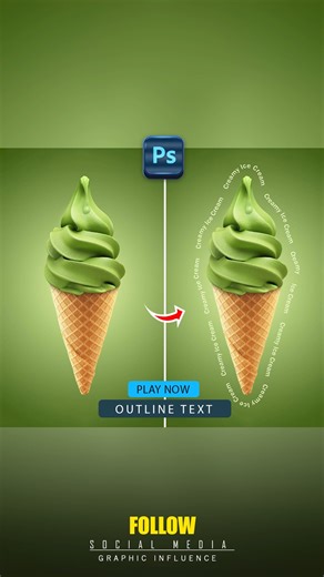 62K views · 270 reactions | How To Create Outline Text Effect From Any Image In Adobe Photoshop #graphicinfluence | Graphic Influence | Facebook
