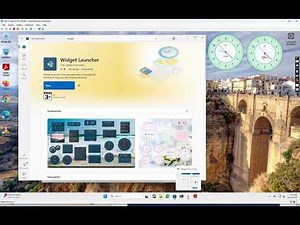 How I add and configure clock widget on windows 11 computer