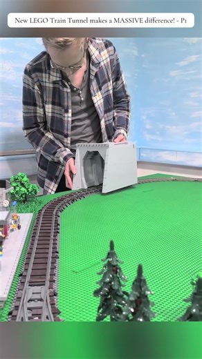 New LEGO Train Tunnel makes a MASSIVE difference! - P1 | lego