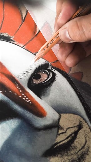 ALI HAIDER REHMAN on Instagram: "When Pastel Starts to breathe 😶‍🌫️ Tags: #alihaiderrehman #avatar #realism #pastelportrait #artbyalihaider"