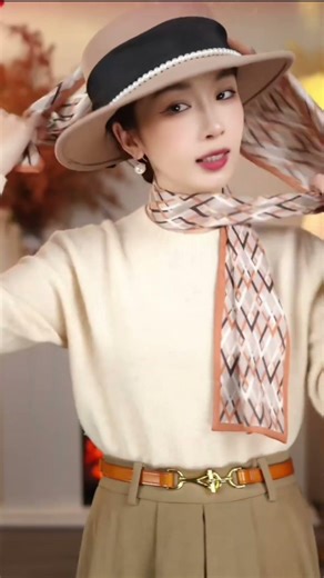 Stylish ways to tie a silk scarf #fashion