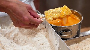 19M views · 24K reactions | Japanese Food - CRISPY FRIED PORK CHOPS Tonkatsu Cutlets Tokyo Japan | Travel Thirsty | Facebook