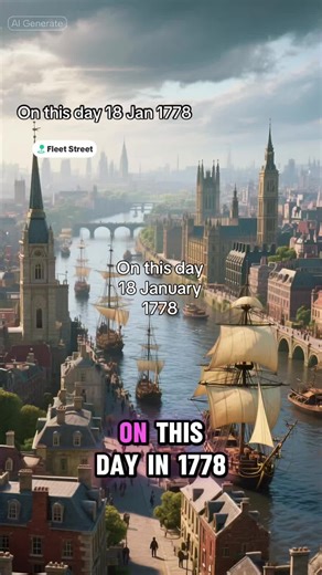 On 18 January 1778, Captain James Cook reached the Hawaiian Islands, which he named the Sandwich Islands. Though the moment happened in the Pacific, its consequences unfolded in London. Fleet Street printers, coffee houses, and mapmakers turned distant discovery into public knowledge — and into imperial ambition, one printed report at a time. #OnThisDay #londonhistory #CaptainCook #FleetStreet #GeorgianLondon