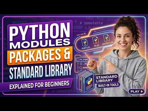 Python Modules, Packages & Standard Library Explained for Beginners