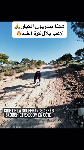 Running Training for Champions in Nature