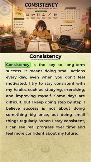 Consistency Wins 🔥 | Speak English with Confidence #learnenglish #englishpractice