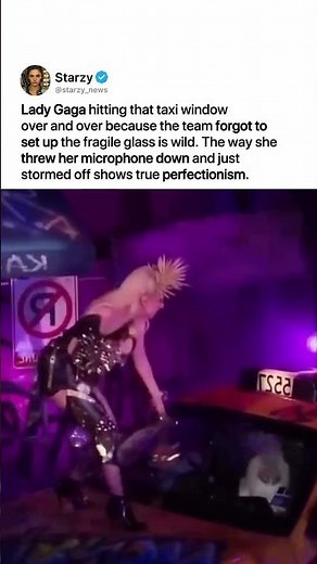 LADY GAGA ANGRY ABOUT GLASS STAGE PROP