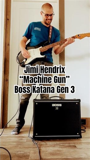 Jimi Hendrix “Machine Gun” Cover on Boss Katana Gen 3 100W Amp