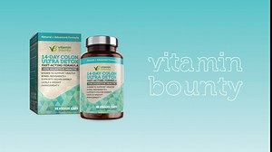 Vitamin Bounty 14-Day Colon Ultra Detox Cleanse - Gentle Colon Cleanse, Colon Cleanser Detox, Soothing Gut Cleanse, Support Gut Health and Regular Bowel Movements, Digestive Health - 28 Capsules