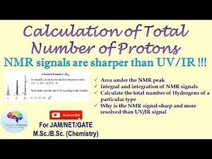 Number of protons from NMR || Integration of NMR Peak || 1H NMR Integration || NMR Spectroscopy