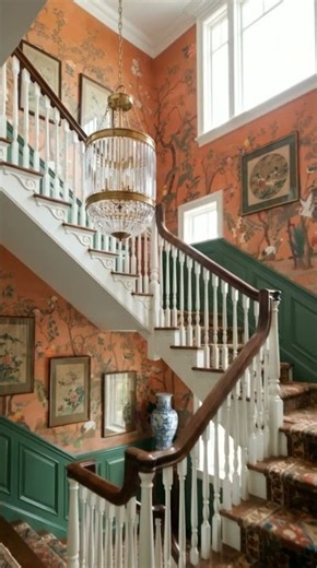 Whimsical Birdsong Wallpaper Mural Luxury Bespoke Wall Design #shorts #wallpaper