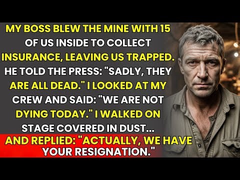 Boss Blew Mine For Insurance With 15 Of Us Inside — I Walked On Stage Alive, Handed Him Resignation