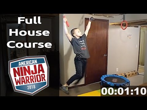 Kids Create Ninja Warrior Obstacle Course In Entire House