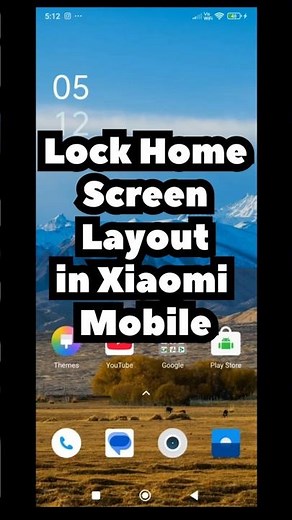 How to Lock Home Screen Layout in Xiaomi, Redmi & Poco Mobile
