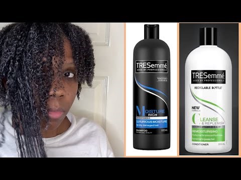 Natural Hair: I’VED USED TRESemne MOISTURE RICH SHAMPOO & CLEANSE & REPLENISH CONDITIONER