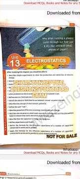 Short Question 3 Answer Class 10 Physics Chapter 13 Electrostatics🔬#slo #mcqs #class10 #numericals