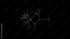 Internet Growing and Expanding as Time Lapse