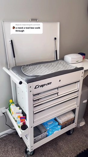 Reply to @neiljennings3 inside the changing station. #fyp #baby #crapon #changingtable #newborn #infant #MakeADogsDay