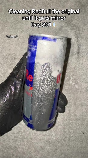 Cleaning Red Bull: Achieving a Mirror Finish