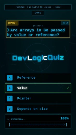 Go Array vs Slice: Pass by value or reference?