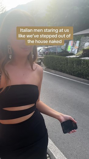 Italian Men Staring at Women Reaction | Handsome Italian Guys