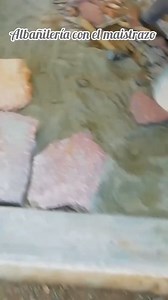 Piedra laja en piso | Albañilería con el maistrazo