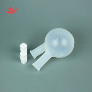 Thick Wall Two-Necked Flask 500ml PFA Round Bottom Flask Lab