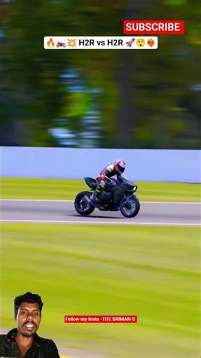 Kawasaki Ninja H2R vs H2R Race Challenge 🔥 Bike Vs Bike Race #shorts #ninjah2r #bikerace