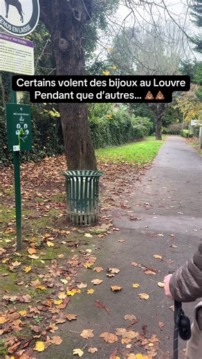 Mission : récupérer le sac à crotte avant que La Chips fasse sa livraison 💼🐾 #GinaLaChips#doglife#louvre#humourTikTok#braquagecanin