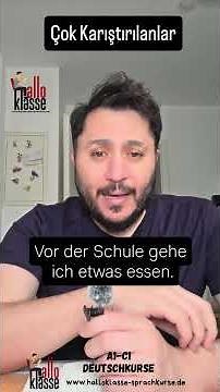 SEIT – VOR – BEVOR FARKI 🇩🇪 | Almanca’da En Çok Karıştırılan Konu!
