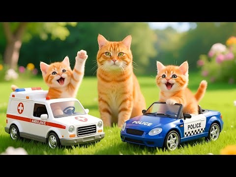 Mama Cat Trims Fur on the Farm and Makes Tiger Hat For Kittens At Home🐾🎩🐯