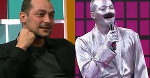Tudo armado! Eduardo Sterblitch, o Freddie Mercury Prateado, revela segredo de bastidor