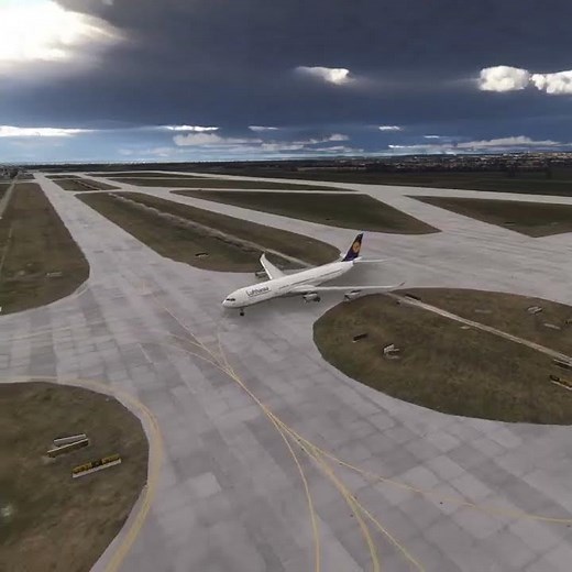 This is what perfect airport taxiing looks like #flightsim #planes #simulation