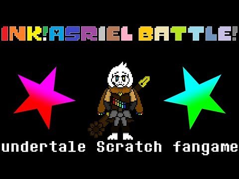 [Scratch] Ink!Asriel battle! [Demo,undertale fangame]