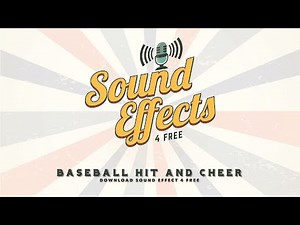 Baseball Hit And Cheer - Sound Effect