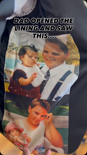 ✨ “I loved her first…” but now he’ll never forget it. When Dad opened his RENTAL tux coat and saw his little girl sewn into the lining… 🥹 That moment. Those tears. That memory — forever wearable. Yes, we can custom-print linings with your photos, letters, even handwriting — not just on purchases, but on RENTALS too. 📍 One of the ONLY tux shops in the country offering this for rental suits. Perfect for Fathers, Grooms, Brides, Memorial tributes, and once-in-a-lifetime wedding moments. Because e