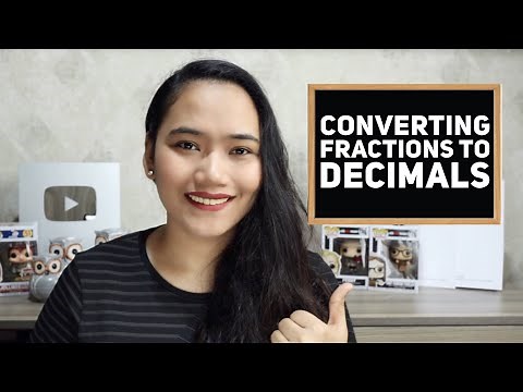 Converting Fractions to Decimals - Math FUNdamentals - Civil Service & #UPCAT Review
