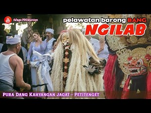 MENEGANGKAN‼️ Banyak Pengiring Kerauhan Saat Pelawatan Barong Bang NGILAB di Pura Petitenget