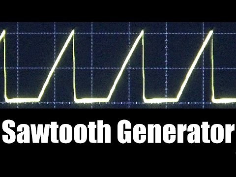Sawtooth Wave Generator - Using NPN Transistor and Capacitor