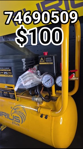 💥Compresor de aire 25 Litros 115 psi . FLUX AIR 25 Compresor de aire de acople directo de 2,0 Hp, 25 Litros FURIUS FC25. Caudal 7,0 CFM. Uso Profesional. | Ferre Plus SV