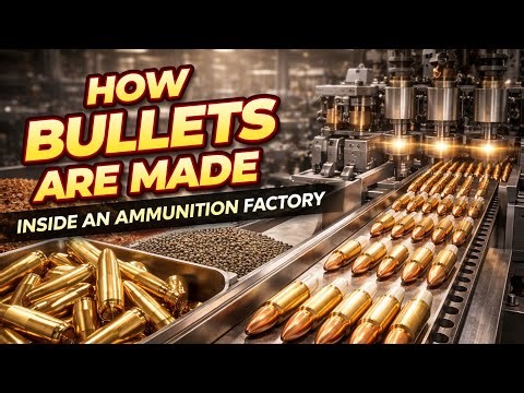How Bullets Are Made | Inside an Ammunition Factory