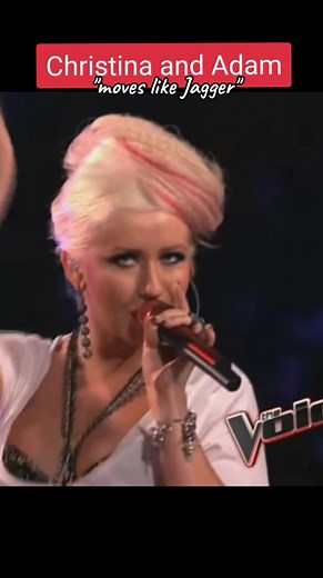Adam Levine and Christina Aguilera: The Voice Duo