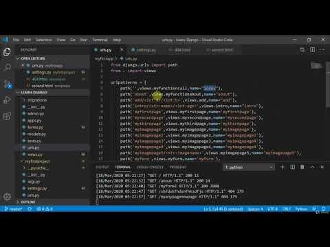 016 Tutorial 16 Django 404 Error Handling Page